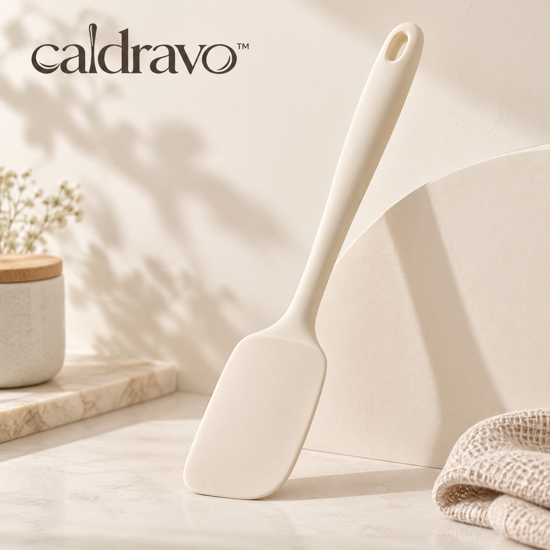 Caldravo™ Cream Kitchen Spatula