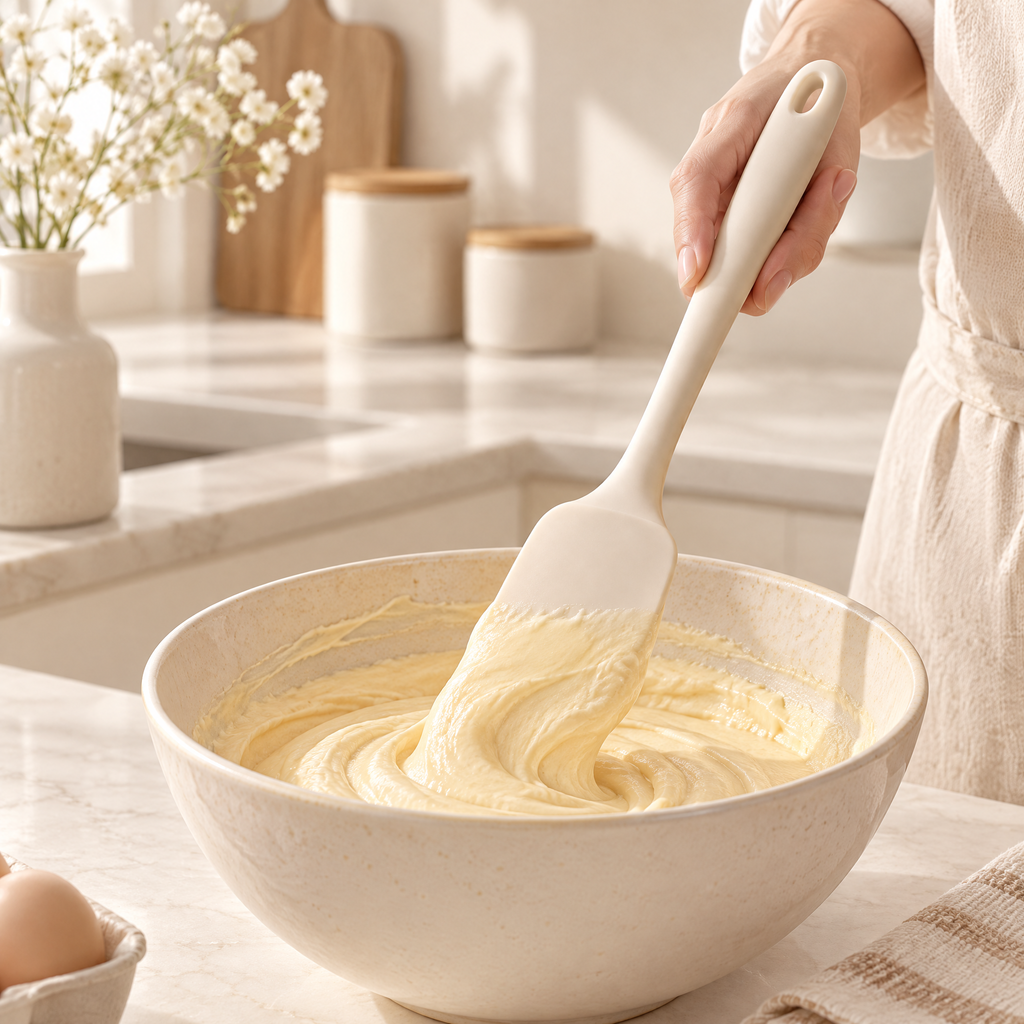 Caldravo™ Cream Kitchen Spatula
