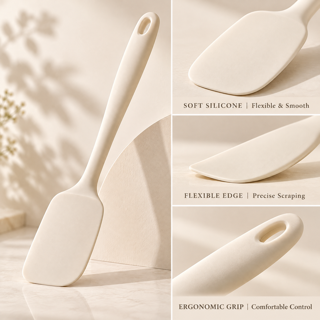 Caldravo™ Cream Kitchen Spatula