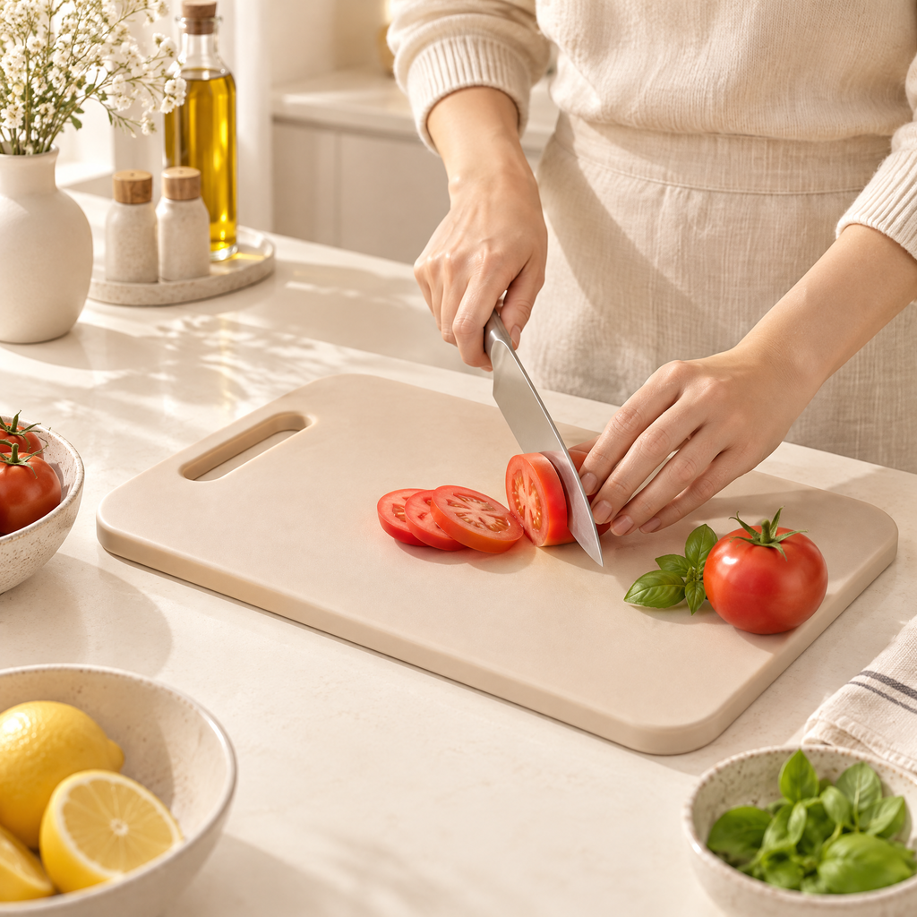 Caldravo™ Beige Cutting Board