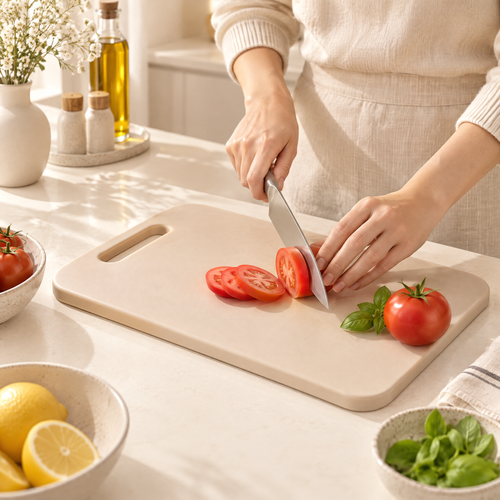 Caldravo™ Beige Cutting Board