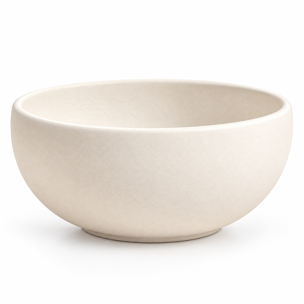Caldravo™ Cream Ceramic Serving Bowl