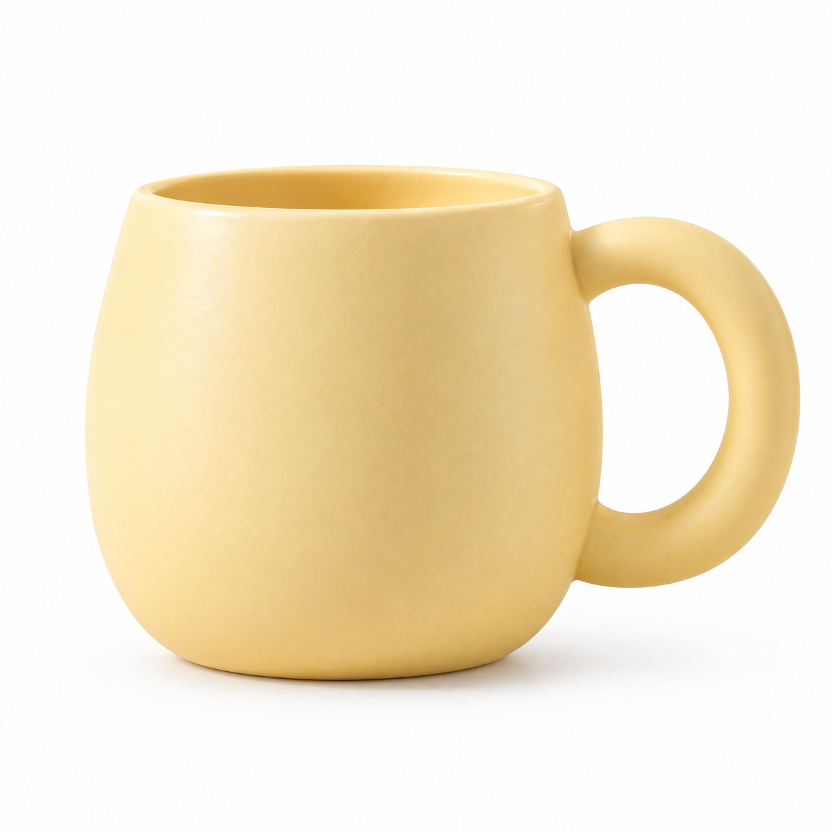 Caldravo™ Pastel Yellow Ceramic Mug
