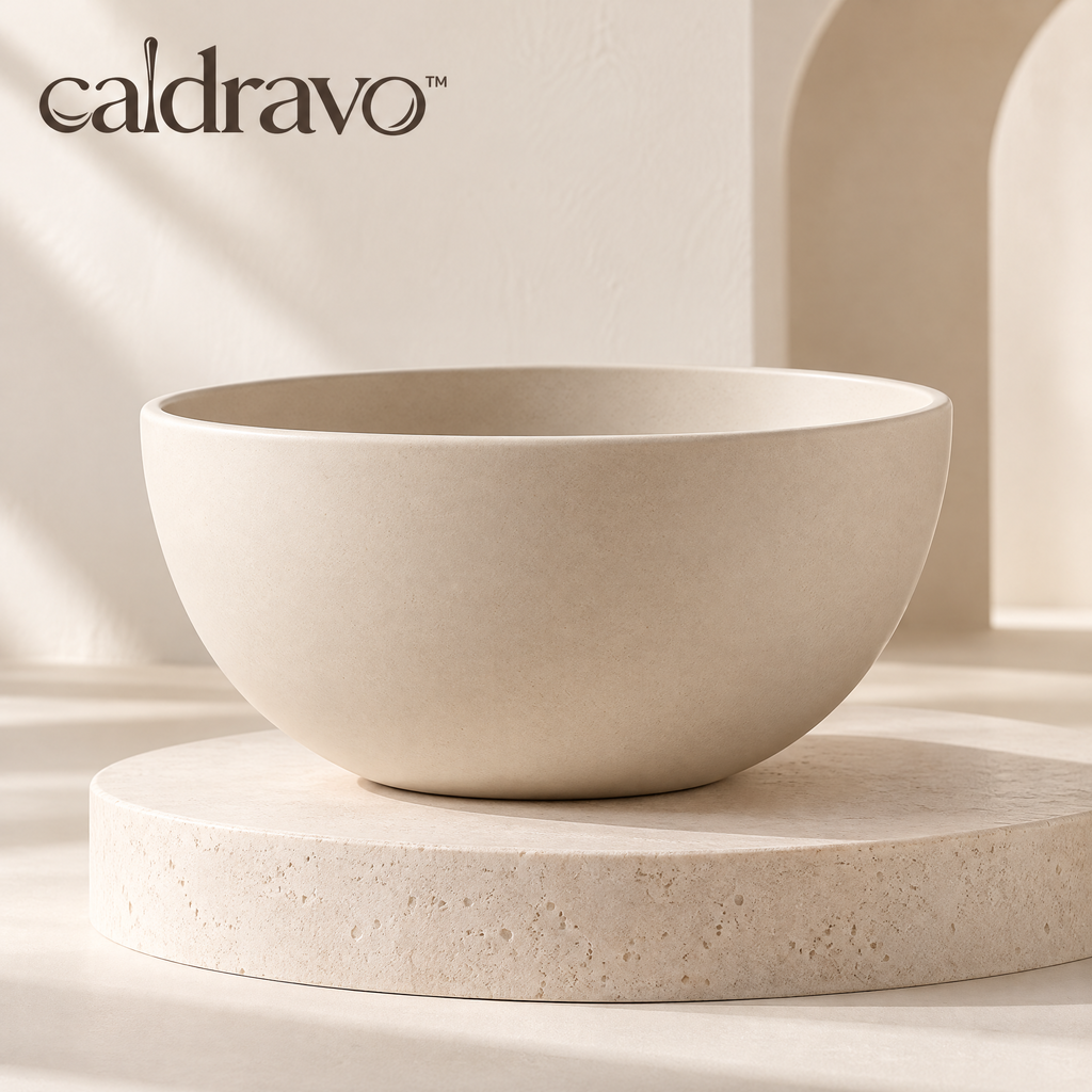 Caldravo™ Beige Serving Bowl