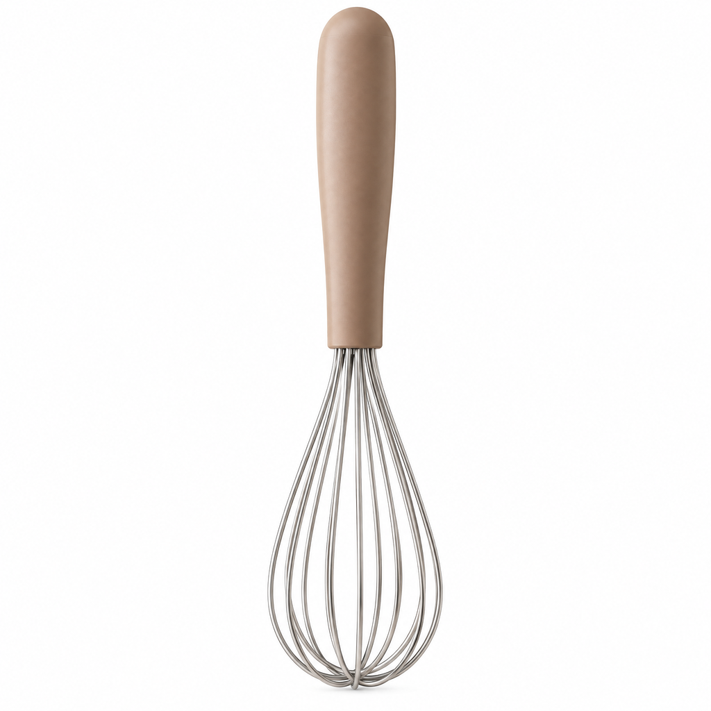 Caldravo™ Taupe Handle Balloon Whisk